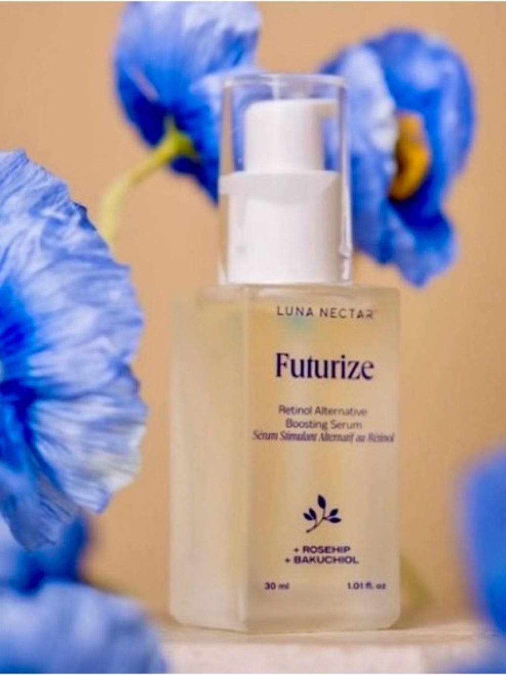 NIB Luna Nectar Futurize Retinol Alternative Boosting Serum Bakuchiol Rosehip
